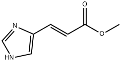 (E)-3-(1H-咪唑-5-基)丙烯酸甲酯 结构式