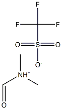 DIMETHYLFORMAMIDIUM TRIFLUOROMETHANESULFONATE; 结构式