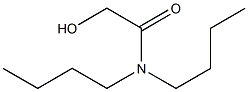 N,N-dibutyl-2-hydroxy-Acetamide 化学構造式