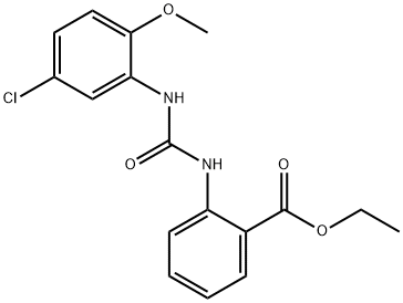 708245-45-8 ethyl 2-(3-(5-chloro-2-methoxyphenyl)ureido)benzoate