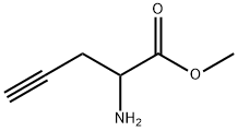 methyl 2-aminopent-4-ynoate Struktur