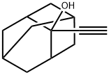 2-乙炔基金刚烷-2-醇, 70887-49-9, 结构式