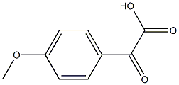 4-甲氧基苯甲酰甲酸, 7099-91-4, 结构式