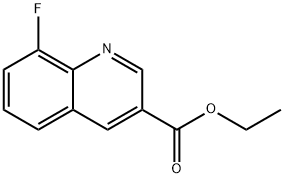 ethyl 8-fluoroquinoline-3-carboxylate Struktur