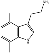 2-(4-Fluoro-7-methyl-1H-indol-3-yl)ethanamine Structure