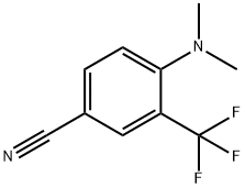4-(dimethylamino)-3-(trifluoromethyl)benzonitrile Struktur