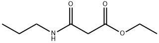 3-oxo-3-(propylamino)Propanoic acid ethyl ester,71510-96-8,结构式