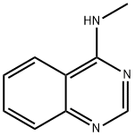 4-甲氨基喹唑啉 结构式