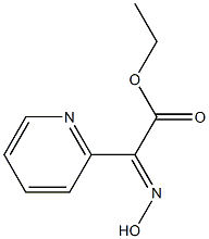 ETHYL 2-PYRIDYLGLYOXYLATE OXIME 化学構造式