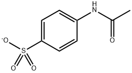 4-(acetylamino)benzenesulfonate Structure