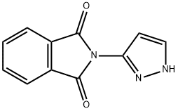 2-(1H-吡唑-3-基)异二氢吲哚-1,3-二酮,72159-22-9,结构式