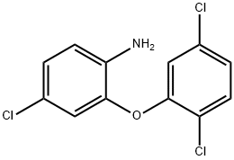 4-Chloro-2-(2,5-dichlorophenoxy)aniline Structure