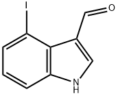 4-iodo-1H-indole-3-carbaldehyde Structure