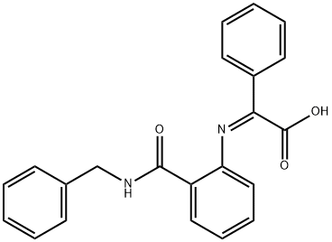 (Z)-2-((2-(benzylcarbamoyl)phenyl)imino)-2-phenylacetic acid|