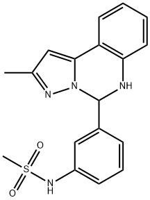 728886-28-0 N-(3-(2-methyl-5,6-dihydropyrazolo[1,5-c]quinazolin-5-yl)phenyl)methanesulfonamide