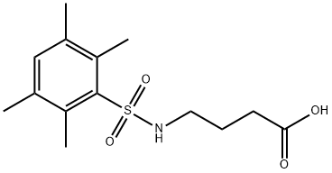 4-{[(2,3,5,6-tetramethylphenyl)sulfonyl]amino}butanoic acid,733044-79-6,结构式