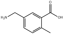 5-(氨基甲基)-2-甲基苯甲酸, 733690-37-4, 结构式