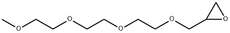 2-((2-(2-(2-メトキシエトキシ)エトキシ)エトキシ)メチル)オキシラン 化学構造式