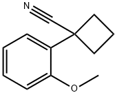 1-(2-METHOXYPHENYL)- CYCLOBUTANECARBONITRILE Structure