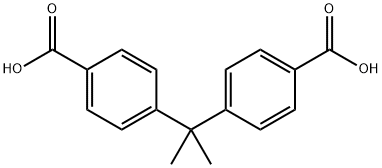 2,2-双(4-羧基苯基)丙烷 结构式