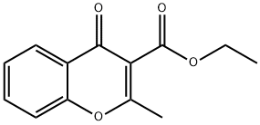 Ethyl 2-methyl-4-oxo-4H-chromene-3-carboxylate Struktur