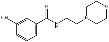 3-amino-N-[2-(4-morpholinyl)ethyl]benzamide,746570-90-1,结构式