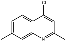 4-氯-2,7-二甲基喹啉 结构式