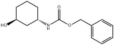 Benzyl (1S,3S)-3-Hydroxycyclohexylcarbamate Struktur