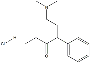 6-(二甲基氨基)-4-苯基-3-己酮盐酸盐,7512-06-3,结构式
