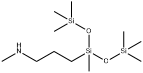 3-(N-Methylamino)Propyl Methyl Bis(Trimethylsiloxy)Silane Structure