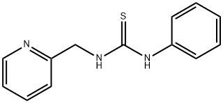 1-フェニル-3-(2-ピリジルメチル)チオ尿素 化学構造式