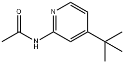 N-(4-tert-butylpyridin-2-yl)acetamide Struktur