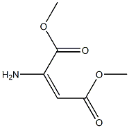2-氨基马来酸二甲酯, 7542-93-0, 结构式