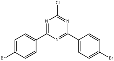 2,4-双(4-溴苯基L)-6-氯-1,3,5-三嗪,754980-62-6,结构式