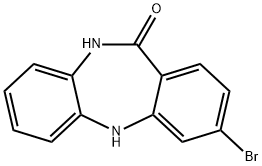 3-bromo-5H-dibenzo[b,e][1,4]diazepin-11(10H)-one Struktur