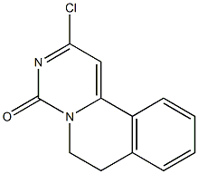 2-氯-6,7-二氢-4H-嘧啶并[6,1-Α]异喹啉-4-酮, 75536-00-4, 结构式