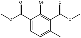 dimethyl 2-hydroxy-4-methylbenzene-1,3-dicarboxylate Struktur