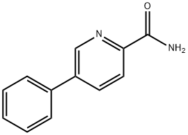 5-phenyl-2-Pyridinecarboxamide 结构式