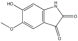 6-hydroxy-5-methoxyindoline-2,3-dione