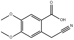 2-(cyanomethyl)-4,5-dimethoxybenzoic acid Structure