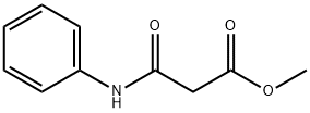 methyl 2-(N-phenylaminocarbonyl)acetate 化学構造式