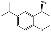 (4S)-6-(PROPAN-2-YL)-3,4-DIHYDRO-2H-1-BENZOPYRAN-4-AMINE Struktur