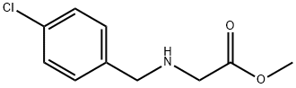 (4-氯苄基)甘氨酸甲酯 结构式