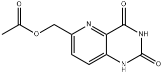 (2,4-Dihydroxypyrido[3,2-d]pyrimidin-6-yl)methyl acetate Struktur