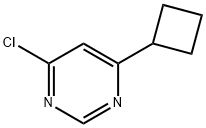 4-CHLORO-6-CYCLOBUTYLPYRIMIDINE,768397-43-9,结构式