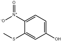 PHENOL, 3-(METHYLTHIO)-4-NITRO-,771-94-8,结构式