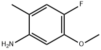 4-氟-5-甲氧基-2-甲基苯胺 结构式