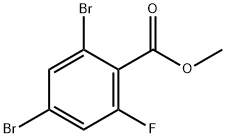2,4-二溴-6-氟苯甲酸甲酯, 773134-10-4, 结构式