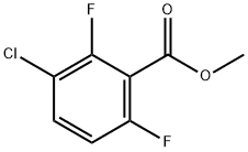 3-氯-2,6-二氟苯甲酸甲酯, 773873-97-5, 结构式