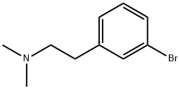 3-BROMO-N,N-DIMETHYLBENZENEETHANAMINE 结构式